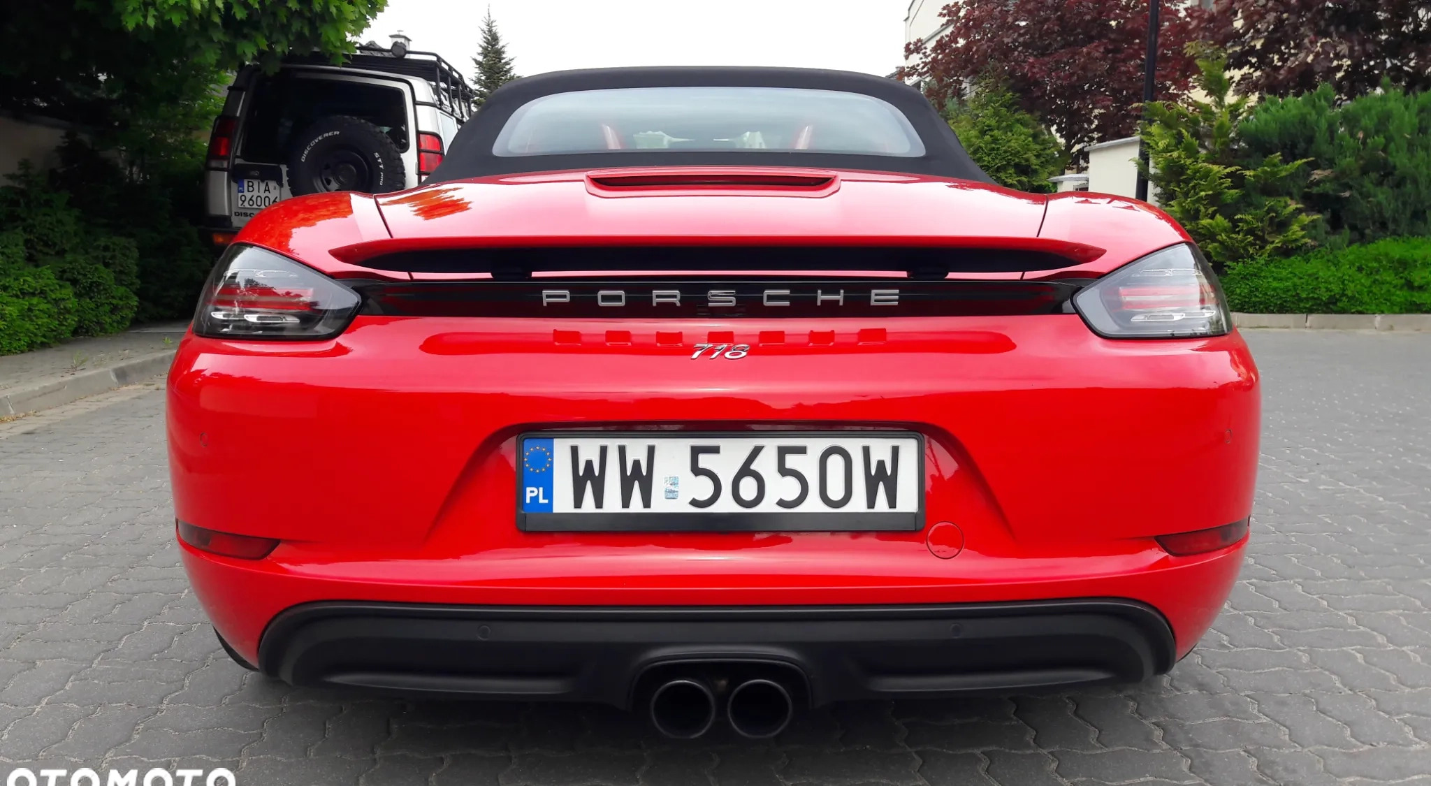 Porsche 718 Boxster cena 265000 przebieg: 58000, rok produkcji 2017 z Warszawa małe 529